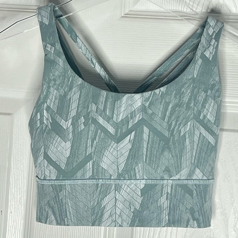 Lululemon Athletica  energy  longline women’s sports bra size 2